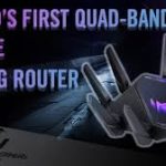 ASUS ROG Rapture GT-AXE11000 Tri-band WiFi 6E Extendable Gaming Router