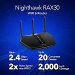 NETGEAR Nighthawk WiFi 6 Router (RAX30)